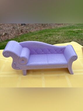 Purple 11” Barbie Chaise Sofa for Barbie Figurine -1997